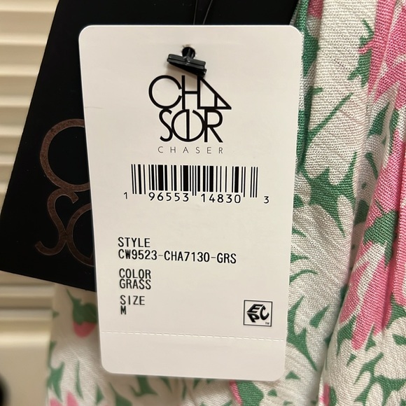 Chaser Long Sleeve Crop Top in Grey, Size Medium, NWT - Picture 14 of 17